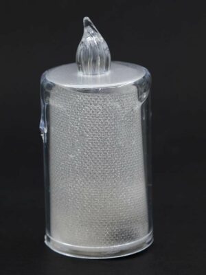 LED Candle Acrylic Drip 3.8X8cm