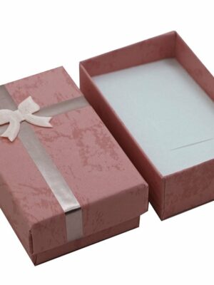 Box Ribbon Pink 5X8cm 24pcs