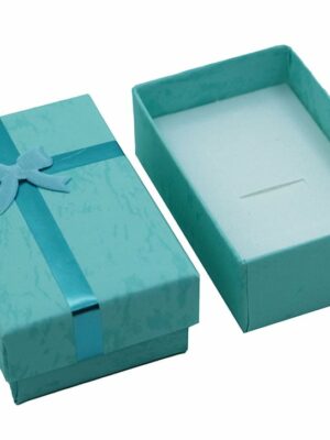 Box Ribbon Green 5X8cm 24pcs