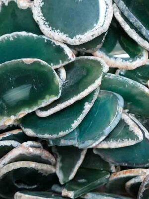Stone Agate Slice Green 4-6cm