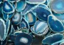 Stone Agate Slice Blue 4-6cm