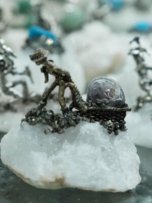 Miner on Quartz Cluster. Assorted Design