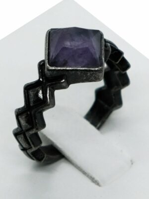 Ring Rombus Amethyst