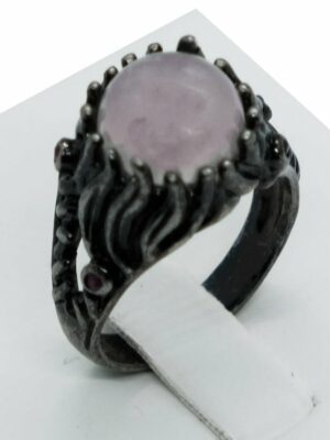 Ring Round Rose Quartz