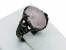 Ring Oval Rose Quartz