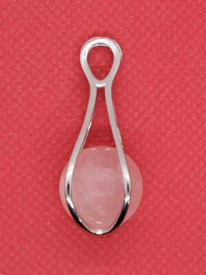 Pendant Ball Rose Quartz
