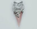 Pendant Cone Rose Quartz