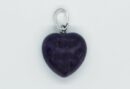 Pendant Heart Amethyst 15mm