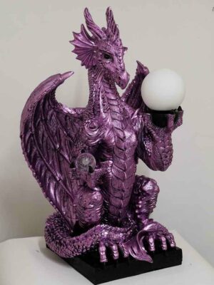 Dragon Lamp Purple COLLECTION ONLY