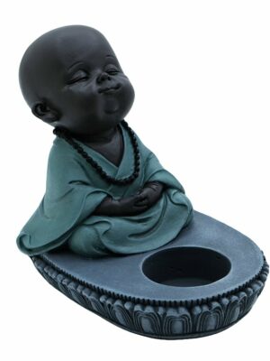 Buddha T-light Holder 14X12cm