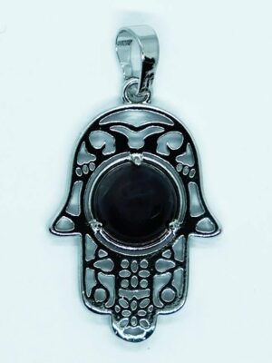 Pendant Fatima Hand Amethyst