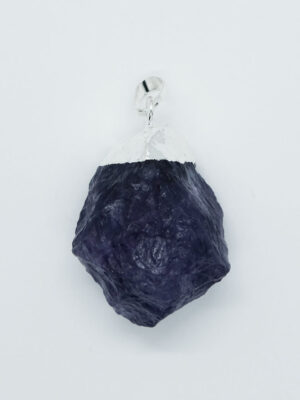 Pendant Rough Amethyst Silver
