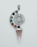 Pendant Chakra Reiki On Rose Quartz