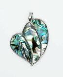 Pendant Heart Abalone