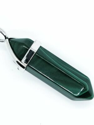 Pendant Fixed Wand Real Malachite