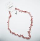 Necklace Chip Stone Cherry Quartz