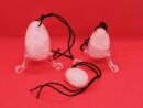 Yoni Eggs Rose Quartz.  3PC Set