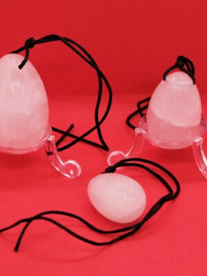 Yoni Eggs Rose Quartz.  3PC Set