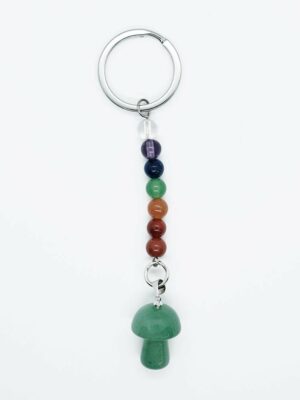 Keyring Mushroom Aventurine Chakra