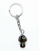 Keyring Mushroom Tiger Eye