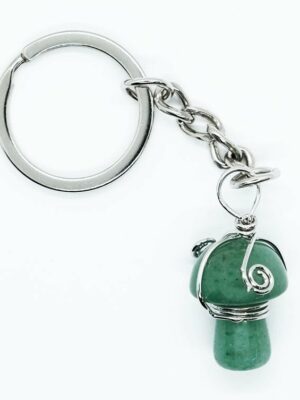Keyring Mushroom Aventurine