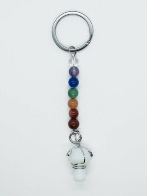 Keyring Mushroom Opalite