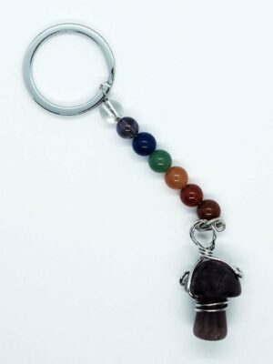 Keyring Mushroom Amethyst