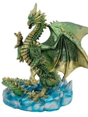 Dragon Standing Green 23x16x20