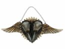 Raven Heads With Wings
