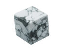 Cube White Howlite 3cm
