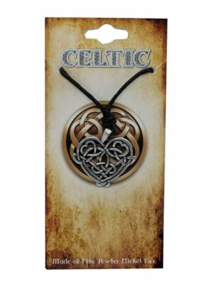 Pewter Pendant Celtic Heart