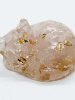 Cat Orgone Rose Quartz 4cm