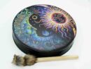 Shamanic Drum Moon Sun 25cm