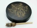 Shamanic Drum Owl 25cm