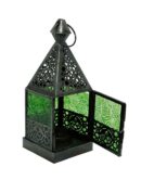 Lantern Candle Holder Green (North-Earth Element)