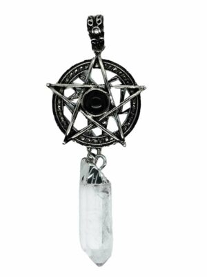 Pendant Penta Obsidian Wand