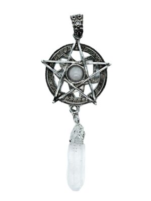 Pendant Penta Rose Qz Wand