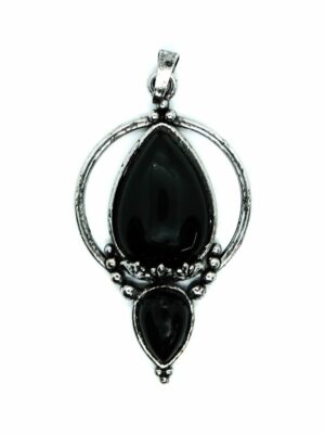Pendant Drops Obsidian