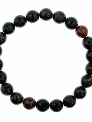 Bracelet 8mm Hessonite Garnet