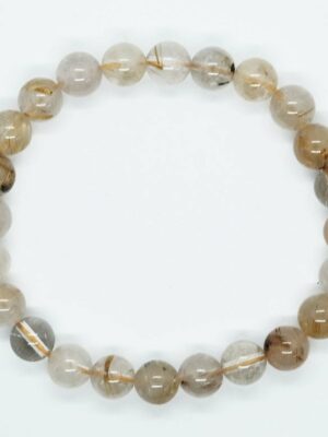 Bracelet 8mm Rutilated Quartz