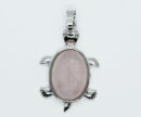 Pendant Tortoise Rose Quartz