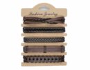 Bracelet Set Leather Brown