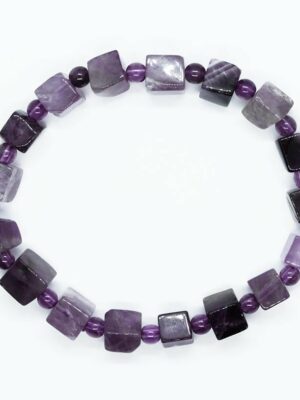 Bracelet Cube Amethyst