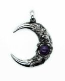 Pendant Moon Amethyst
