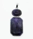 Pendant Oval Octa Amethyst