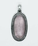 Pendant Oval Rose Quartz