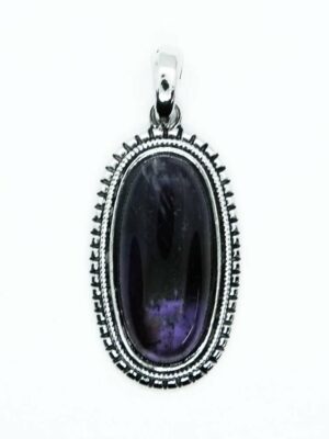 Pendant Oval Amethyst