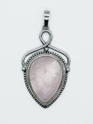 Pendant Drop Rose Quartz