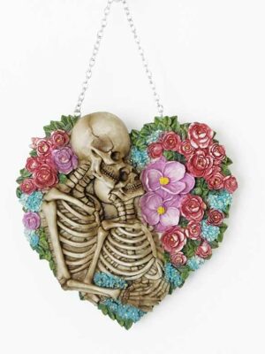 Hanging Skeleton Lovers Red