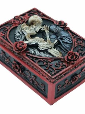 Box Trinket Skeleton Lovers